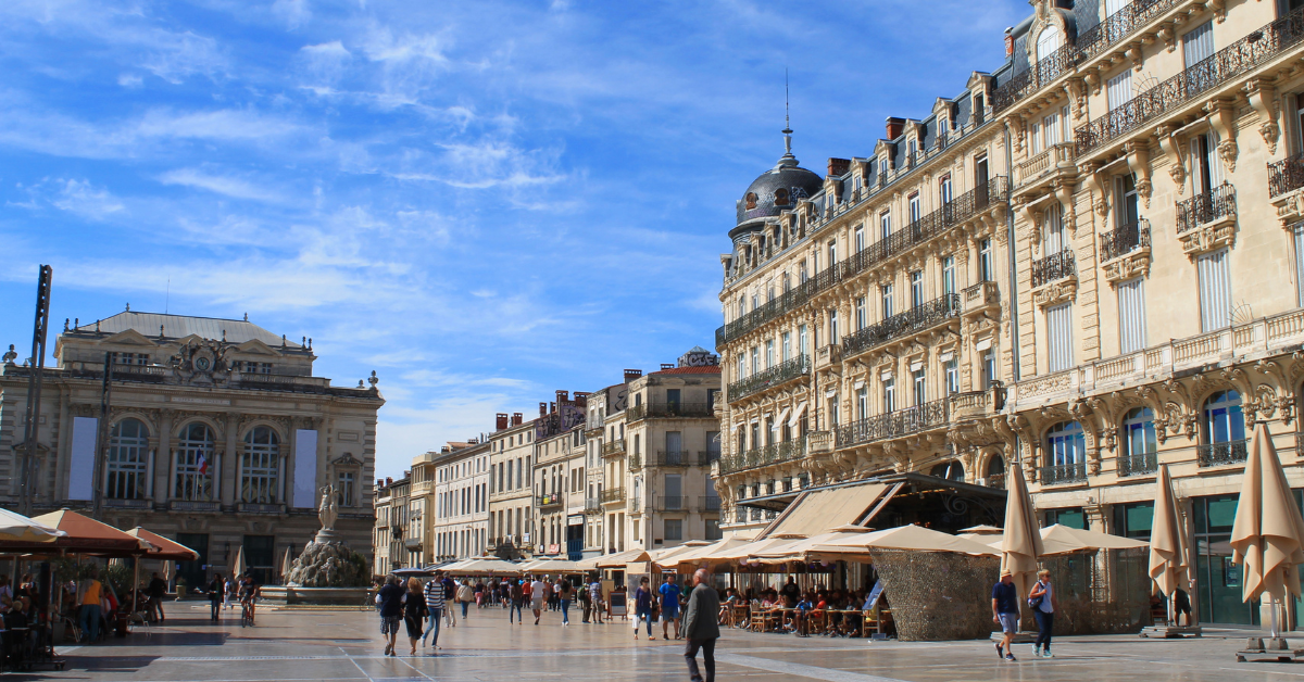 Place de la Comédie in Montpellier